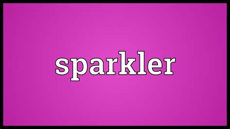sparkler award meaning tagalog